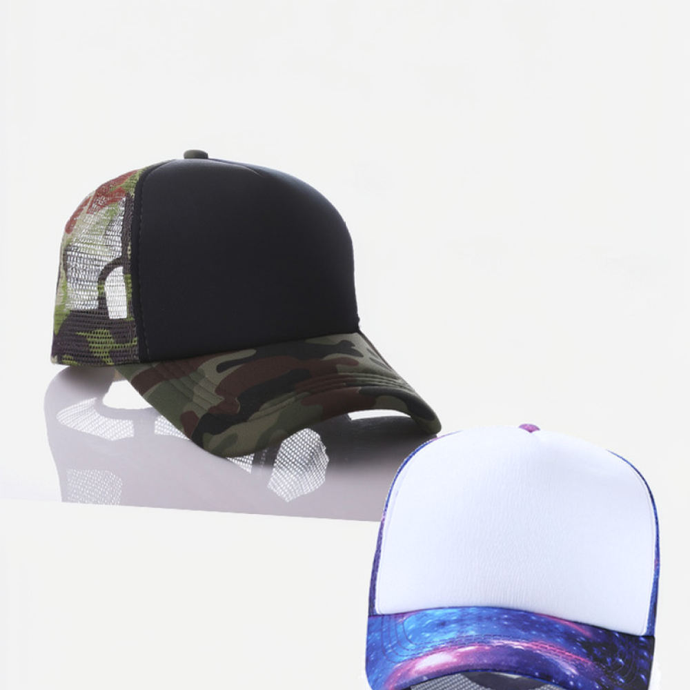 Trucker Cap Mesh - Verstelbare baseballpet van mesh, unisex, ademend,