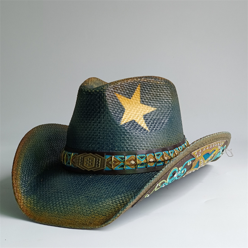 Cowboy Hat Straw - 2026 Verdikte ridder cowboyhoed meisje roze