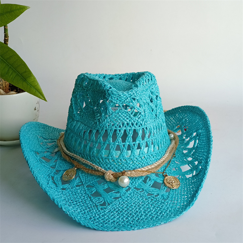 Cowboy Hat Straw - Strohoed Western Cowboyhoed voor Dames Heren