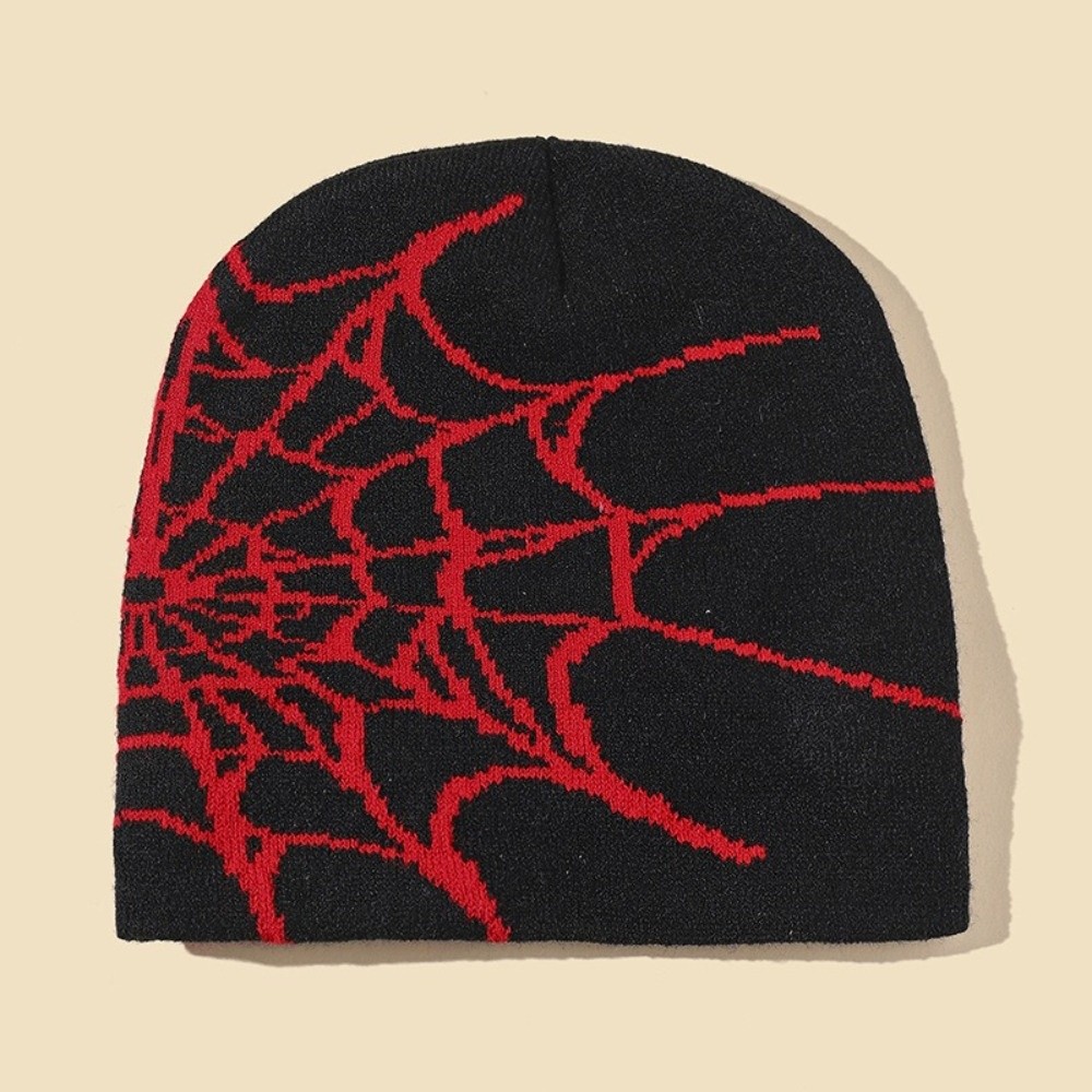 Gothic zachte mottenwebpatroon - Beanie Cuffed Knit recensie en prijs