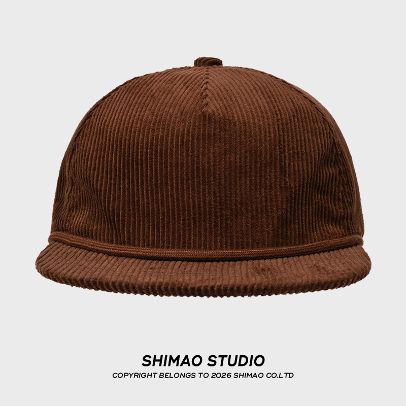 Op maat geborduurd logo, vijfp - Corduroy Cap 5 Panel recensie en prijs