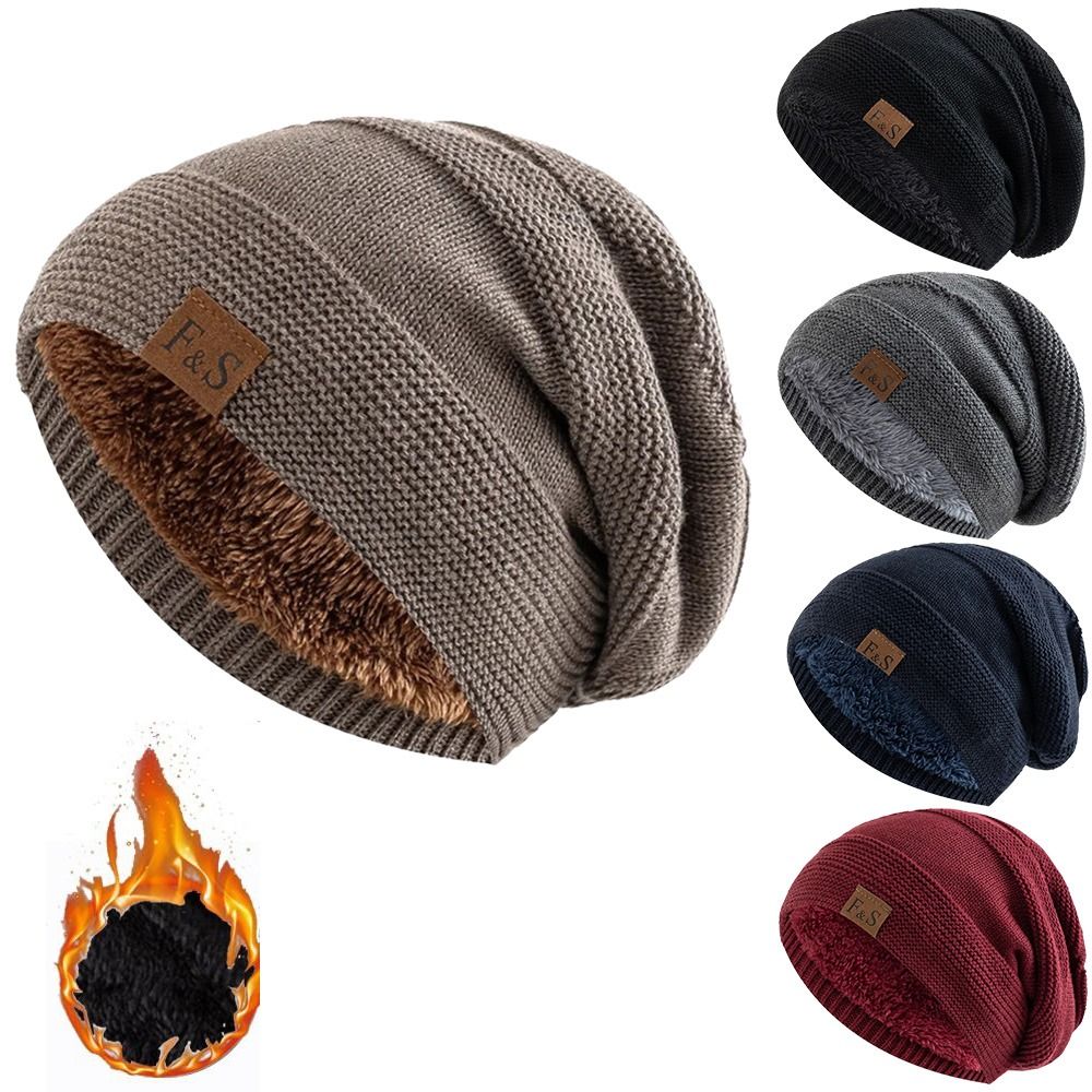 Casual wintermuts met bontvoer - Beanie Cuffed Knit recensie en prijs