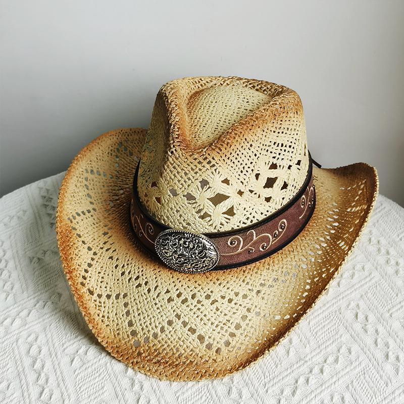Nieuwe Mannen Cowboy Strohoed  - Cowboy Hat Straw recensie en prijs