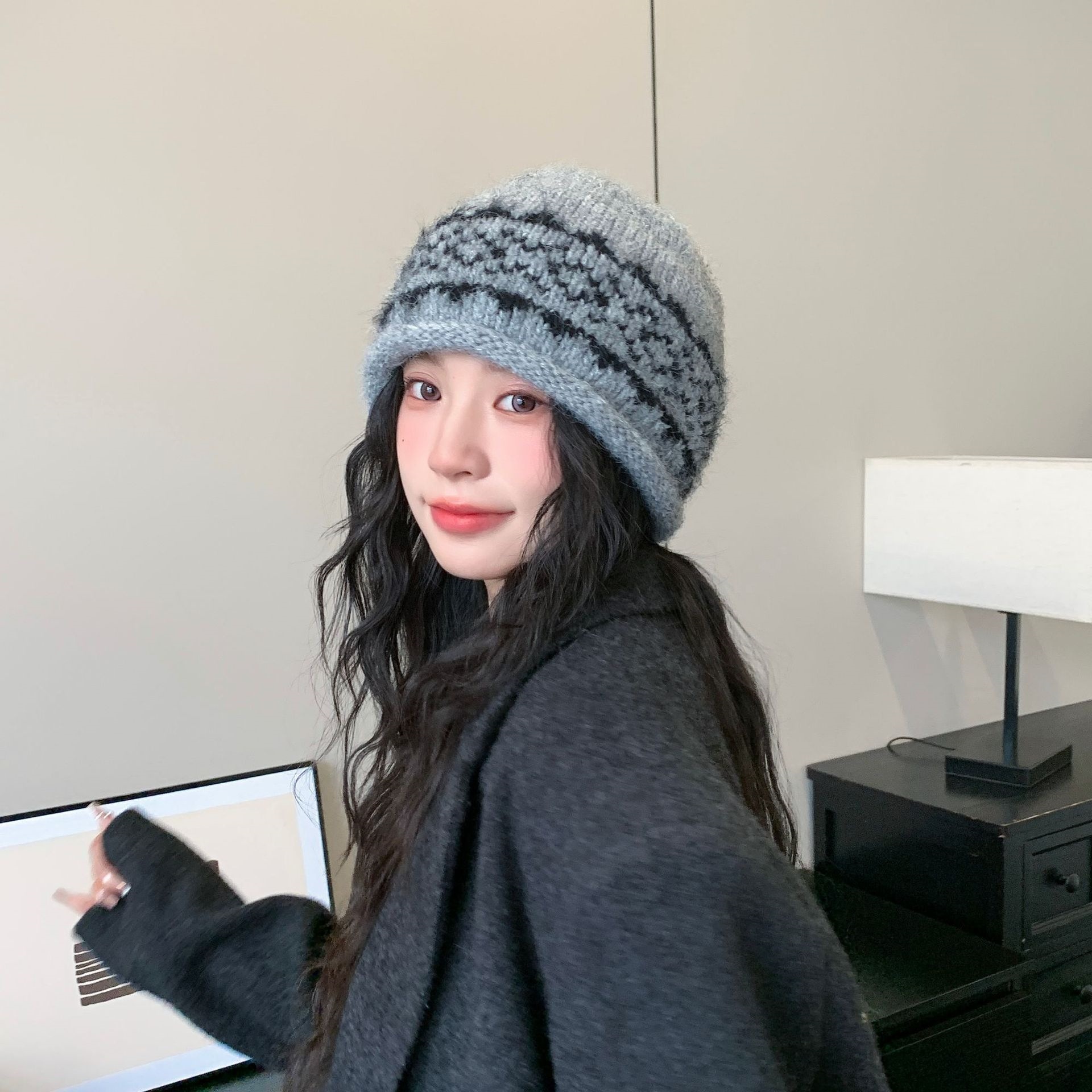 Fair Isle gebreide muts voor d - Beanie Cuffed Knit recensie en prijs
