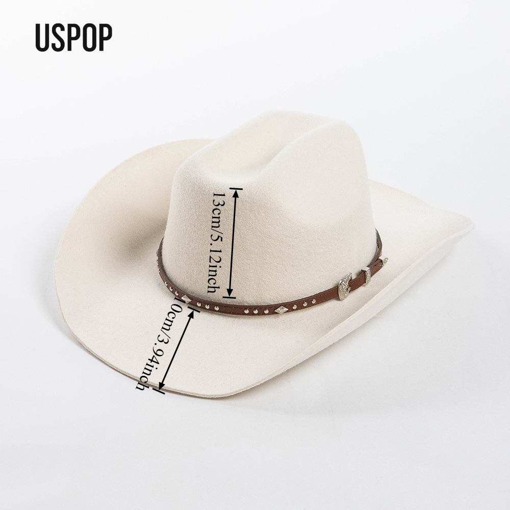 USPOP wollen cowboyhoed met st - Cowboy Hat Straw recensie en prijs